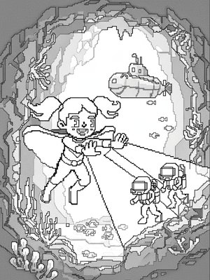 Pixel Art - B&W