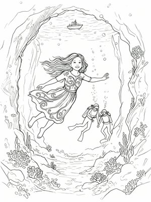 Impressionist Painting - B&W