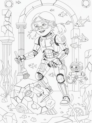 Cubist Painting - B&W