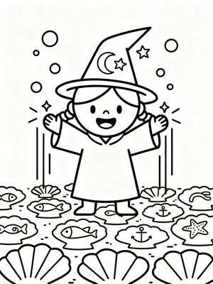 Preschool Simple - B&W