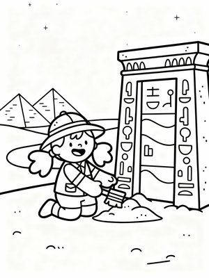 Preschool Simple - B&W