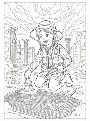 Classic Coloring Book - B&W