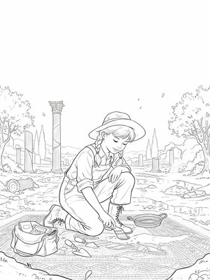 Vintage Storybook - B&W