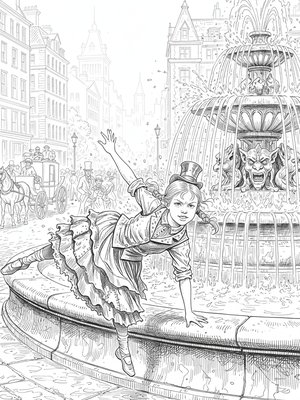 Victorian Illustration - B&W