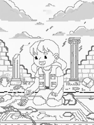 Pixel Art - B&W