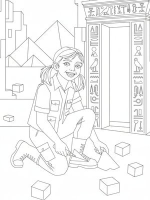 Cubist Painting - B&W