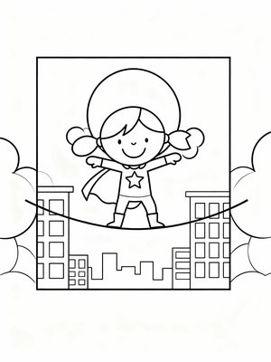 Preschool Simple - B&W