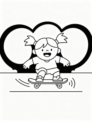 Preschool Simple - B&W