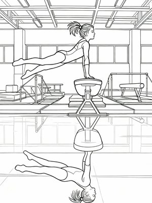 Impressionist Painting - B&W