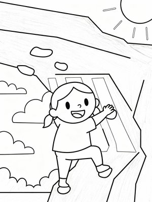 Preschool Simple - B&W