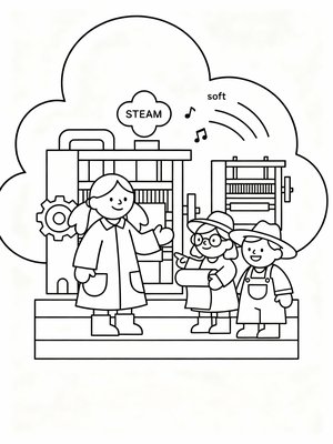 Preschool Simple - B&W