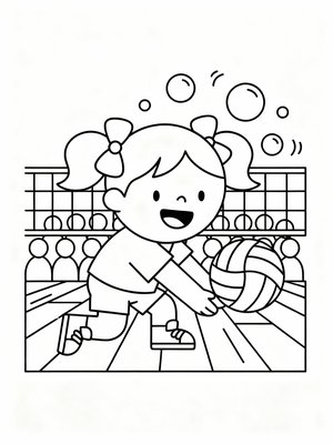 Preschool Simple - B&W