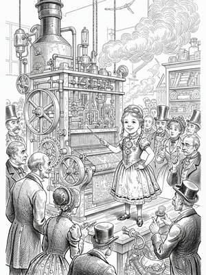Victorian Illustration - B&W