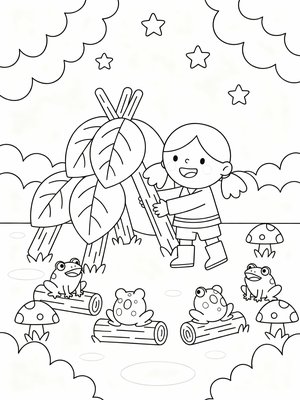 Preschool Simple - B&W