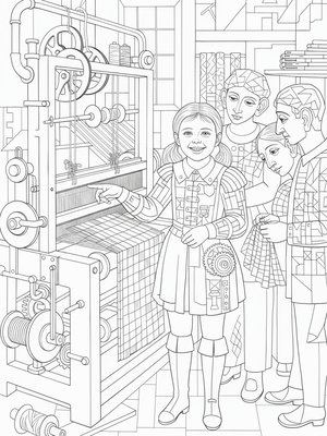 Cubist Painting - B&W