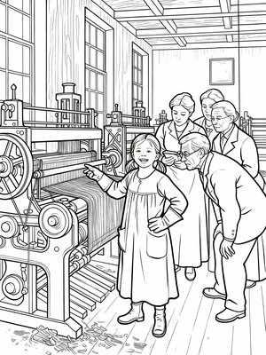 Impressionist Painting - B&W