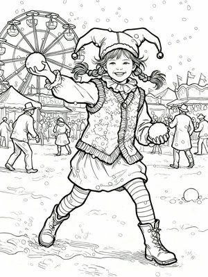 Impressionist Painting - B&W