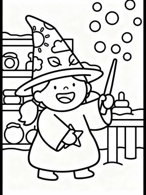 Preschool Simple - B&W