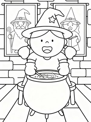 Preschool Simple - B&W