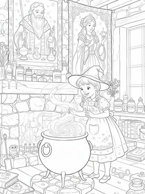 Vintage Storybook - B&W