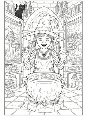 Classic Coloring Book - B&W