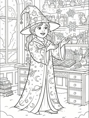 Classic Coloring Book - B&W