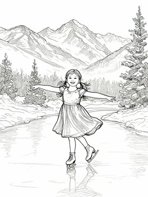 Impressionist Painting - B&W