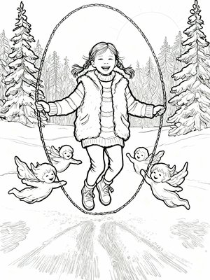 Impressionist Painting - B&W