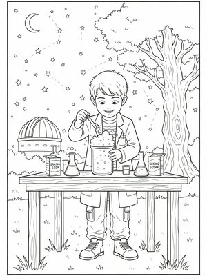 Classic Coloring Book - B&W