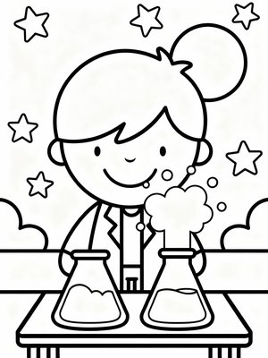 Preschool Simple - B&W