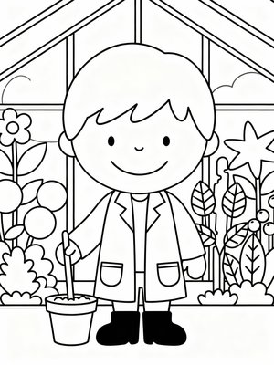 Preschool Simple - B&W