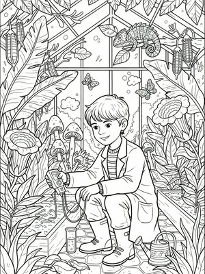 Classic Coloring Book - B&W