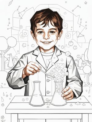 Cubist Painting - B&W