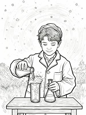 Impressionist Painting - B&W