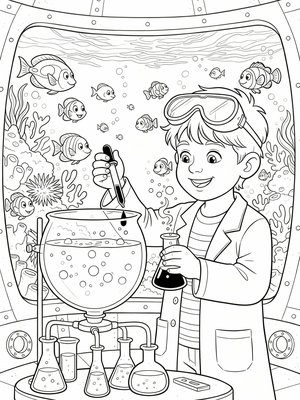 Classic Coloring Book - B&W