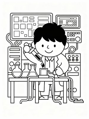 Preschool Simple - B&W