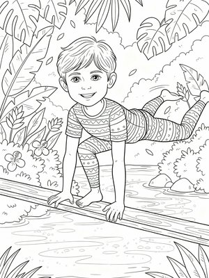 Classic Coloring Book - B&W