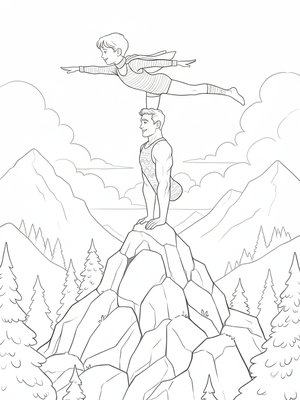 Vintage Storybook - B&W