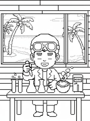 Pixel Art - B&W