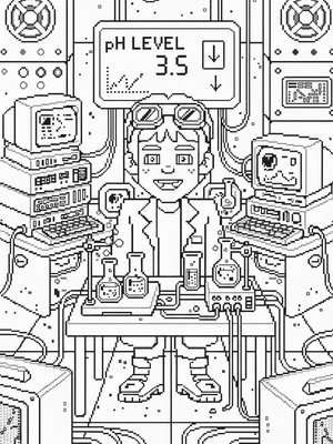 Pixel Art - B&W