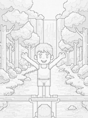 Pixel Art - B&W