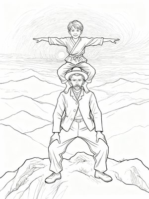 Impressionist Painting - B&W