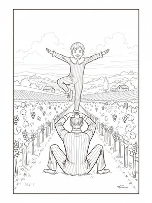 Vintage Storybook - B&W