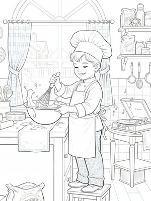 Vintage Storybook - B&W