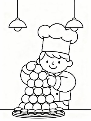 Preschool Simple - B&W