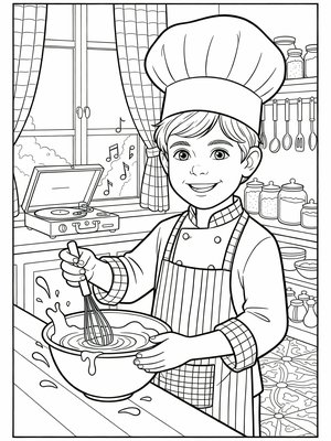 Classic Coloring Book - B&W