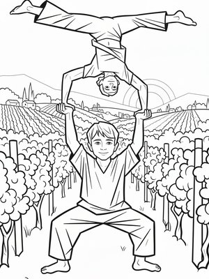 Cubist Painting - B&W