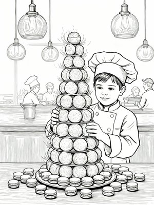 Impressionist Painting - B&W