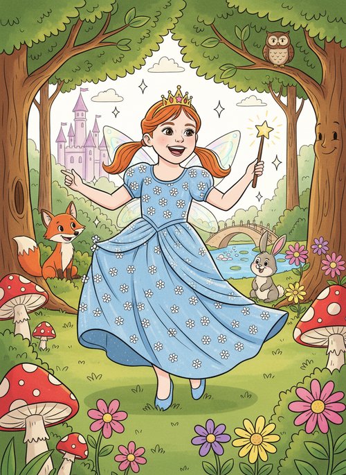 Classic Coloring Book - Color Sample