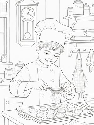 Vintage Storybook - B&W